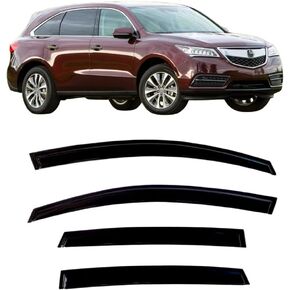 4Pcs Window Visors Vent Deflectors for Acura MDX 2014-2021 Rain Guards Shade