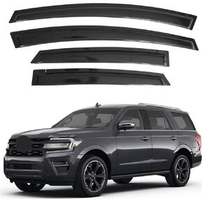 Window Visor Compatible with Ford Expedition & Lincoln Navigator 2018-2024, Rain Guard Tape-On Extra Durable Side Vent Window Deflector, 2018 2019 2020 2021 2022 2023 2024 in Kuwait