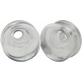FastCap Euro Door Stops with Screws (10 Pack) (Clear)