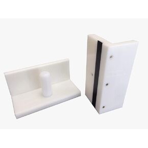 Standard 8 inch White Jogger Block 4 inch High 4x8 Paper Cutter Jogging Block