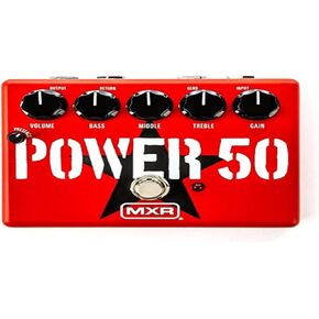 JIM DUNLOP MXR Tom Morello Power 50 Overdrive, Red (TBM1)