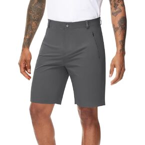 Men's Golf Shorts, Dress Stretch Golf Shorts for Men Dry Fit with Pockets Hiking Casual Work 9 Inch Inseam
