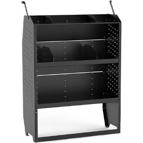 Steel Cargo Van Shelving Storage System Fit for Ford Transit, GMC, Nissan NV, Ram Promaster, Mercedes-Benz Sprinter and Metris Low/Mid/High Roof Van Shelving 42" W x 46" H x 13" D
