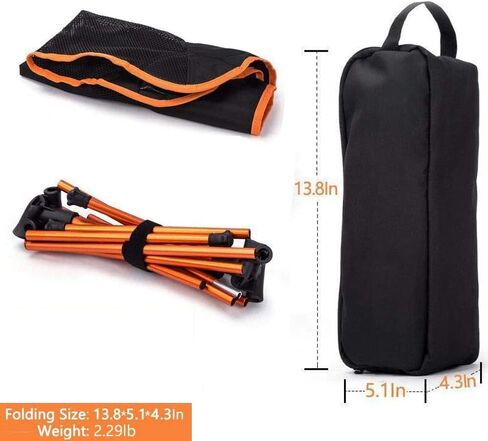 Folding Camping Chair for Adults,Camp Chair, Ultralight Portable Camping Chairs -Aircraft Grade Aluminum-Carry Bag & Shoulder Strap Included in Saudi Arabia