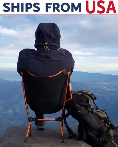 Folding Camping Chair for Adults,Camp Chair, Ultralight Portable Camping Chairs -Aircraft Grade Aluminum-Carry Bag & Shoulder Strap Included in Saudi Arabia