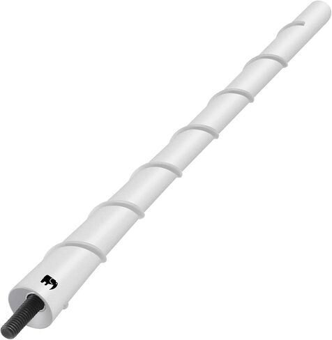 8" inch Spiral Flexible Antenna, Compatible with Nissan - Frontier (1998-2021), Titan (2004-2023), Rogue (2008-2021), Pathfinder (2013-2019) - Designed for Optimized FM/AM Reception (Red) in Saudi Arabia