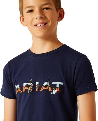 Ariat Boys Logo Sw Landscape T-Shirt in Saudi Arabia