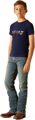 Ariat Boys Logo Sw Landscape T-Shirt in Saudi Arabia