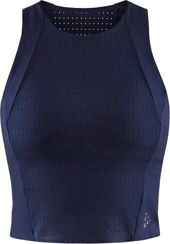 Craft Sportswear Women's ADV HIT Perforated Tank | Sleeveless Cropped Tank Top | Great for Workouts & Running in Kuwait