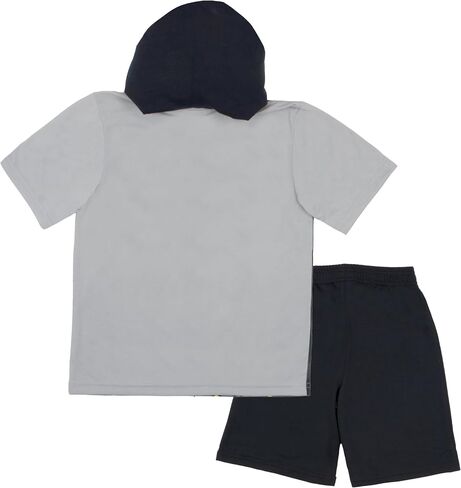 BATMAN Boys Costume Hooded Top & Shorts, 2-Piece Cosplay Outfit Set for Kids and Toddlers in Saudi Arabia