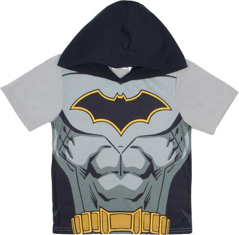 زي باتمان للأولاد بغطاء للرأس وسروال قصير، طقم ملابس تنكرية مكون من قطعتين للأطفال والصغار in Kuwait