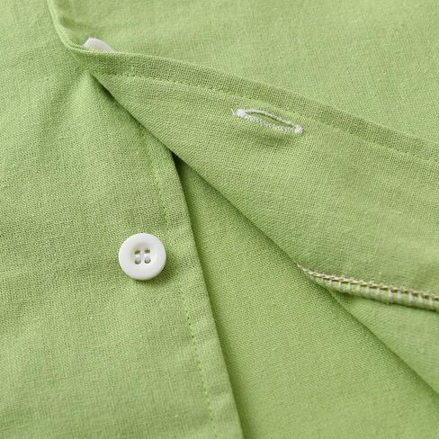Feidoog Baby Boys Cotton Linen Shorts Set Boys Button-down Short Sleeve Shirt Tops and Elastic Waist Shorts Outfit Clothes in Saudi Arabia