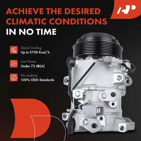 ضاغط مكيف هواء ممتاز مع قابض متوافق مع لكزس GS300 3.0L 2006، GS350 3.5L 2007-2011، IS250 2.5L 2011-2013، IS350 3.5L 2006-2013 in Saudi Arabia