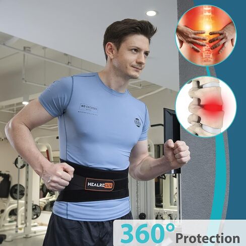 Back Brace for Lower Back Pain Relief with 7 Stays, Back Support Belt with Adjustable Straps, Lumbar Support Belt for Men Women Herniated Disc,Sciatica,Scoliosis XL(Waist:41.3''-53.1'') in Saudi Arabia