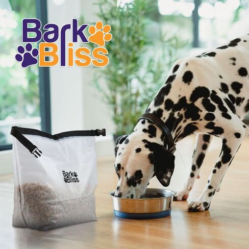 Dog Food Travel Bag, 80 Cups Dog Food Travel Container With Air Tight Velcro Closure, Large Portable Dog Food Travel Container, Great for Camping, Travel, and Everyday Use 15lbs in Saudi Arabia