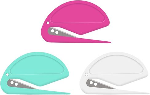3 Pack Letter Opener Envelope Slitter – Envelope Opener with Safety Concealed Sharp Blade Neatly Opened Without Damage.Mail Opener for Women Men,Office Worker,Graduate Students,Home,Office,Postal in Saudi Arabia