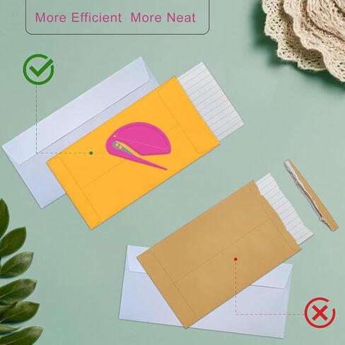 3 Pack Letter Opener Envelope Slitter – Envelope Opener with Safety Concealed Sharp Blade Neatly Opened Without Damage.Mail Opener for Women Men,Office Worker,Graduate Students,Home,Office,Postal in Saudi Arabia