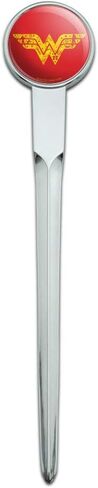 Wonder Woman Wonder Woman Icons Logo Classic Chrome Plated Metal Envelope Letter Opener Slitter in Saudi Arabia