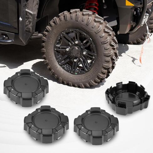أغطية محور العجلة A & UTV PRO لـ Polaris General 1000 2016-2024/ General 4 1000 2018-2024، أغطية أغطية مركزية لمحور عجلة إطار UTV، استبدال OEM # 1522498، أسود، 4 قطع in Saudi Arabia