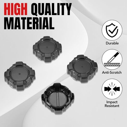 أغطية محور العجلة A & UTV PRO لـ Polaris General 1000 2016-2024/ General 4 1000 2018-2024، أغطية أغطية مركزية لمحور عجلة إطار UTV، استبدال OEM # 1522498، أسود، 4 قطع in Saudi Arabia