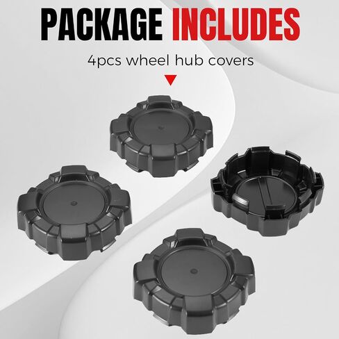 أغطية محور العجلة A & UTV PRO لـ Polaris General 1000 2016-2024/ General 4 1000 2018-2024، أغطية أغطية مركزية لمحور عجلة إطار UTV، استبدال OEM # 1522498، أسود، 4 قطع in Saudi Arabia