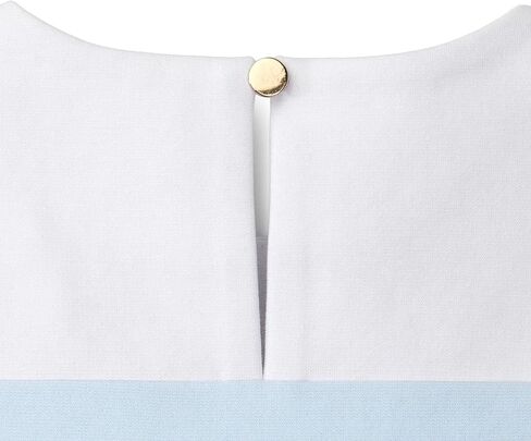 Hope & Henry Girls' Sleeveless Ponte Dress with Bow Collar in Saudi Arabia