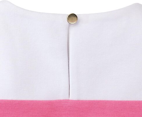 Hope & Henry Girls' Sleeveless Ponte Dress with Bow Collar in Saudi Arabia