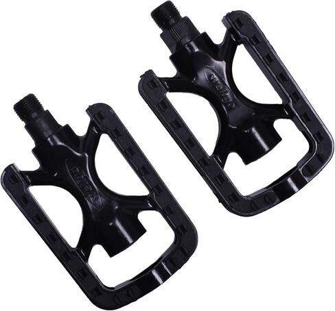 Lightweight Bike Pedals,Waterproof Bicycle Pedals with Aluminum,Universal 9/16 inch Anti-Skid Cycling Platform for City Bike,Ebike,Commuter Bike,Wellgo LU-C33 Bike Pedals ( in Saudi Arabia