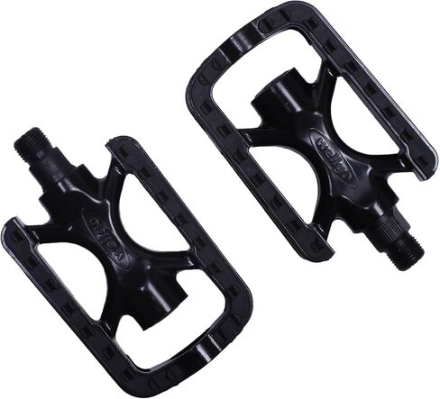 Lightweight Bike Pedals,Waterproof Bicycle Pedals with Aluminum,Universal 9/16 inch Anti-Skid Cycling Platform for City Bike,Ebike,Commuter Bike,Wellgo LU-C33 Bike Pedals ( in Kuwait