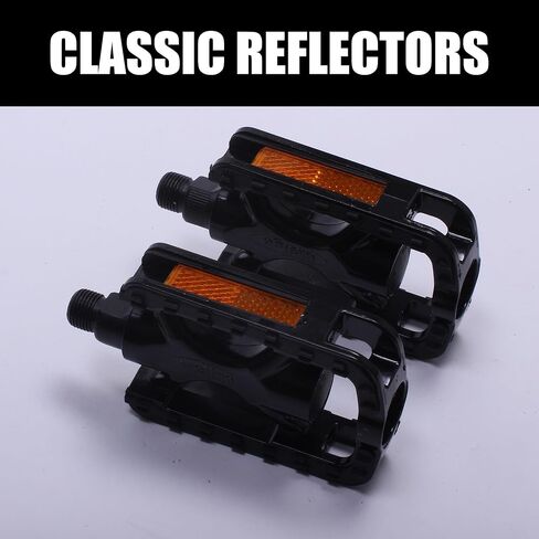 Lightweight Bike Pedals,Waterproof Bicycle Pedals with Aluminum,Universal 9/16 inch Anti-Skid Cycling Platform for City Bike,Ebike,Commuter Bike,Wellgo LU-C33 Bike Pedals ( in Kuwait