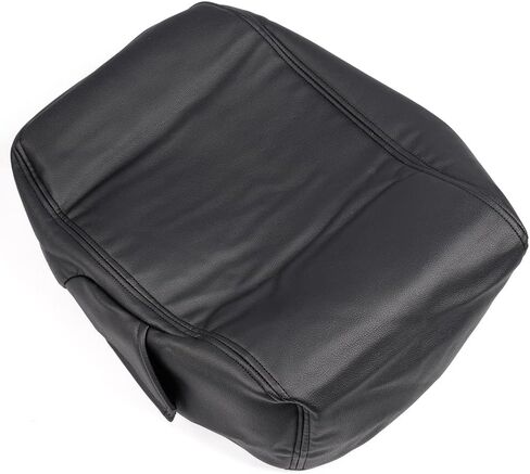 PIT66 Black Armrest Cover Center Console Lid Cover Microfiber Leather Compatible with Chevy Silverado Tahoe Suburban GMC Yukon Sierra 2007-2013 in Saudi Arabia