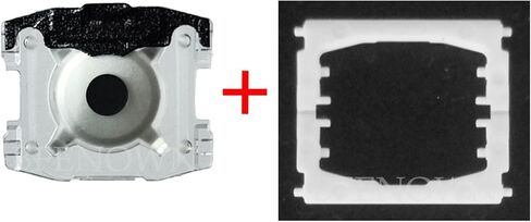 Replacement Individual Number/Letter/Symbol Key Cap Base Gaskets (2pcs) + Butterfly Clip Hinges (2pcs) for MacBook Pro/Air A1989 A1990 A1932 2018 Year Keyboard in Saudi Arabia
