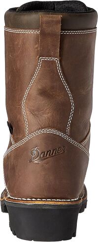 Danner Logger Boots for Men - Waterproof, Oiled Nubuck Leather on a Lightweight Platform with Vibram 360 Traction Outsole with 90-Degree Heel in Saudi Arabia