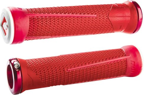 Odi Aaron Gwin AG-1 Lock-On Mountain Bike Bonus Pack F Grips, Red in Saudi Arabia