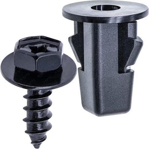 Rexka 15 Sets Fender Liner Bumper Cover Screw Grommet Kits for Toyota Tacoma Tundra Sienna Sequoia 90189-06214 90159-60498 in Saudi Arabia