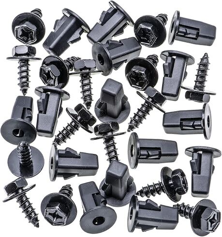 Rexka 15 Sets Fender Liner Bumper Cover Screw Grommet Kits for Toyota Tacoma Tundra Sienna Sequoia 90189-06214 90159-60498 in Saudi Arabia