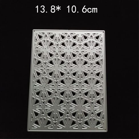 Christmas Border Background Cut Dies DIY Crafts for Paper Card Making Metal Scrapbooking Cutting Tools Album Arts Embossing Template 4.5X5.7IN (Décor Frame D) in Saudi Arabia