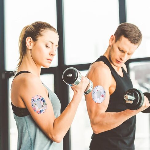 30pcs Adhesive Patch for Dexcom G6, Waterproof Sensor Covers Breathable Sweatproof Over Patches Colorful Floral Sensor Tape Sensor Stickers Accessories for Dexcom G6 in Saudi Arabia