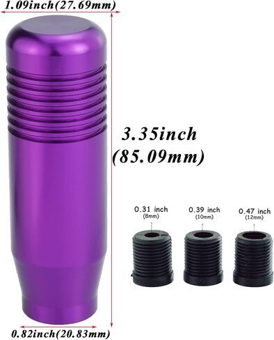 مقبض ناقل الحركة القصير من Abfer، مقابض ناقل الحركة المعدنية، مقبض رافعة معدني، استبدال يناسب معظم مركبات النقل اليدوي الأوتوماتيكية، رمادي in Kuwait