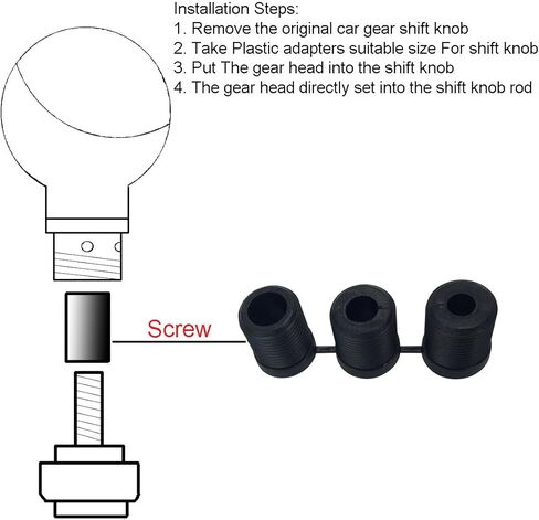 مقبض ناقل الحركة القصير من Abfer، مقابض ناقل الحركة المعدنية، مقبض رافعة معدني، استبدال يناسب معظم مركبات النقل اليدوي الأوتوماتيكية، رمادي in Kuwait