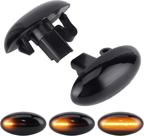 Side Marker Indicator Light Turn Signal Light Auto Accessory 6325G3 6325G4 Fit for Peugeot (Smoke Color) for Side Marker Light Side Marker Indicator Light Turn Signal Light Car Side Marker Light 6325G in Saudi Arabia