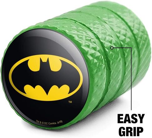 Batman Classic Bat Shield Logo Motorcycle Bicycle Bike Tire Rim Wheel Aluminum Valve Stem Caps in Saudi Arabia