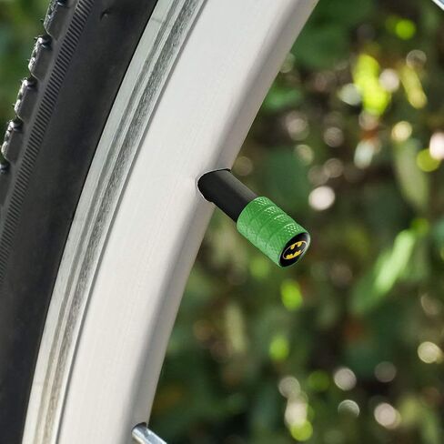 Batman Classic Bat Shield Logo Motorcycle Bicycle Bike Tire Rim Wheel Aluminum Valve Stem Caps in Saudi Arabia