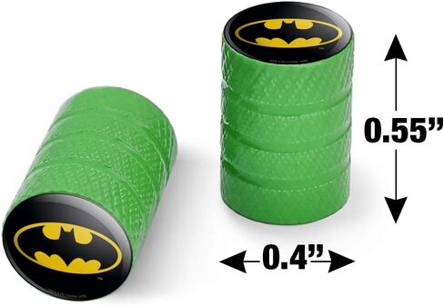 Batman Classic Bat Shield Logo Motorcycle Bicycle Bike Tire Rim Wheel Aluminum Valve Stem Caps in Saudi Arabia
