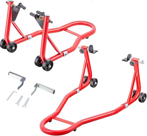 حامل دراجة نارية، حامل كومبو خلفي أمامي، حامل رفع، حامل رفع العجلات الخلفية الأمامية، حامل ذراع التأرجح U+L in Kuwait