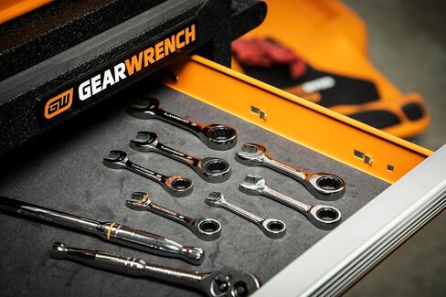 GEARWRENCH 7 Piece 90-Tooth 12 Point Stubby Combination Ratcheting Wrench, SAE | 86858 in Saudi Arabia