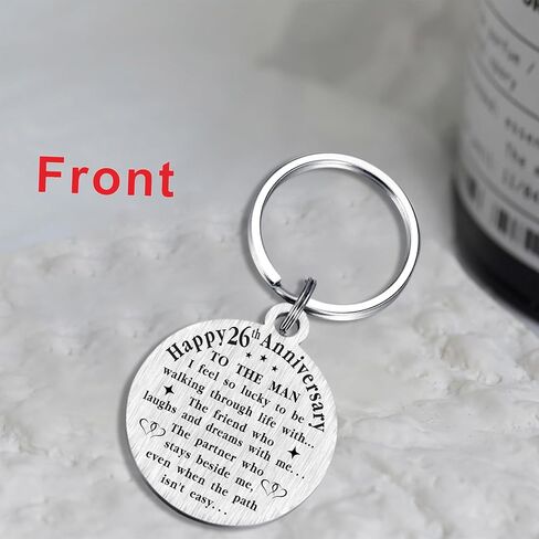 تنويه هدايا سلسلة مفاتيح للذكرى السنوية السادسة والعشرين للزفاف، زينة للذكرى السنوية الـ 26 in Kuwait