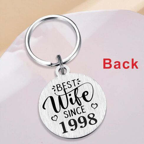 TANWIH 26th Wedding Anniversary Keychain Gifts, 26 Year Anniversary Decoration in Saudi Arabia