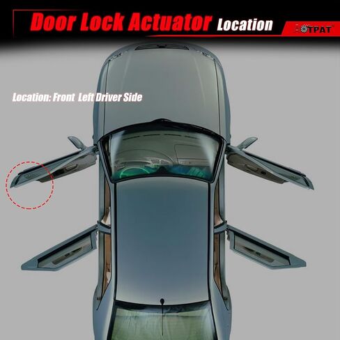 Door Lock Latch Actuator Front Left Side For:-Nissan Rogue 2008 2009 2010 2011 2012 2013 2014 2015 Rogue Select 2014-2015 Driver Door Lock Actuator OE# 937-266, 937266, 80501-JM10A(NEW-UPGRADE) in Saudi Arabia