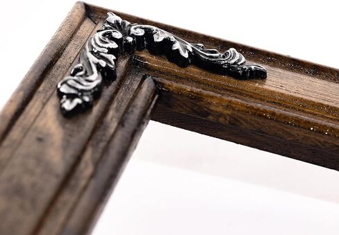 8x10 Rustic Barbed Wire Wood Frame, Handmade, Rustic Distressed Wood with Barbed Wire, Farmhouse Decor - Pack of 1 in Saudi Arabia